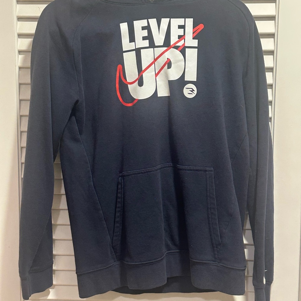 Nike boys Navy Blue 'Level Up' Sweater